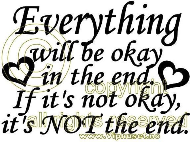 Hovedbilde Everything wil be okey