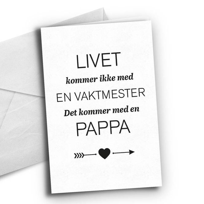 Hovedbilde Kort - Livet - Vaktmester 