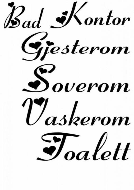 Dørskilt 