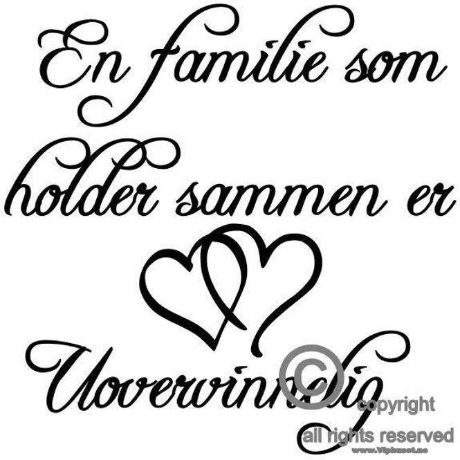 Hovedbilde En familie som holder sammen ...