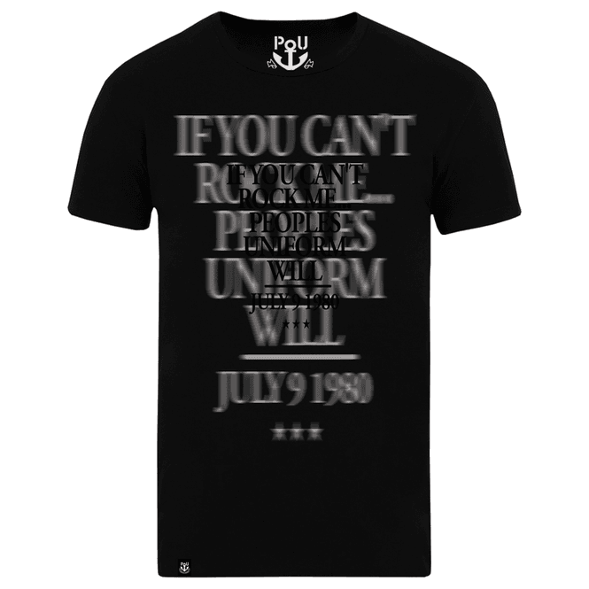 Hovedbilde Rock Me t-shirt svart str M