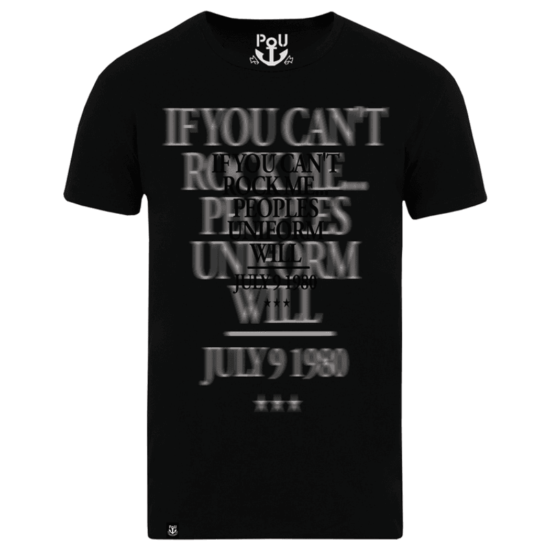 Rock Me t-shirt svart str M