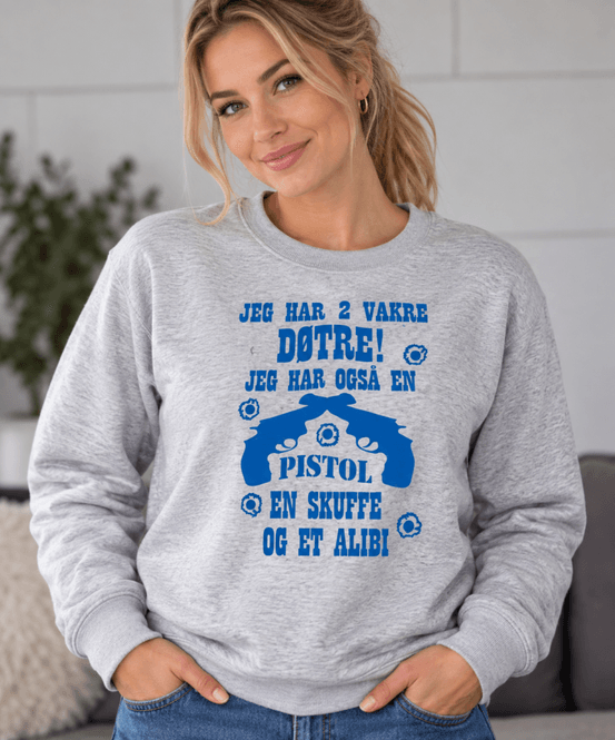Hovedbilde Genser Jeg har 2 vakre ( str ...