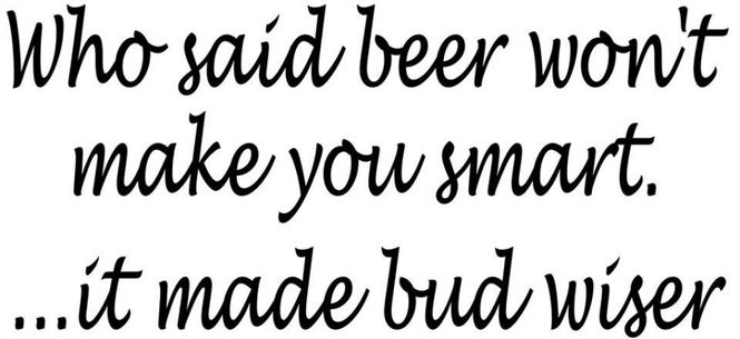 Hovedbilde Who said beer
