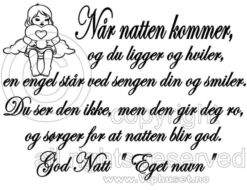 Når natten kommer m eget navn