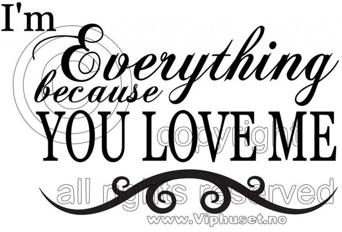 Hovedbilde Im everything because