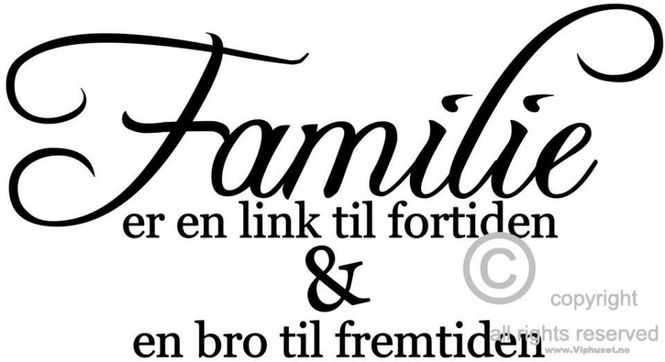 Hovedbilde Familie er en link
