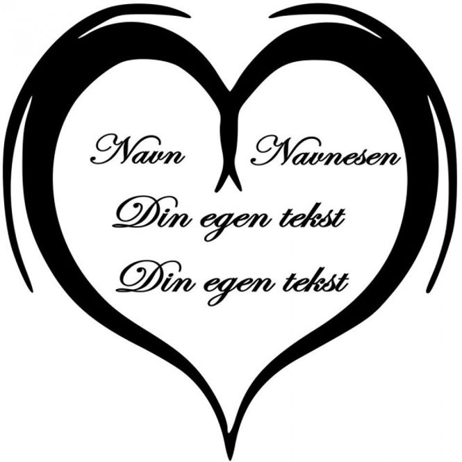Hovedbilde Hjerte med tekst
