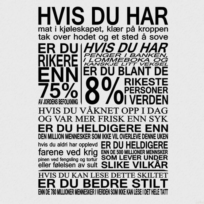 Hovedbilde Hvis du har mat i kjøleskapet