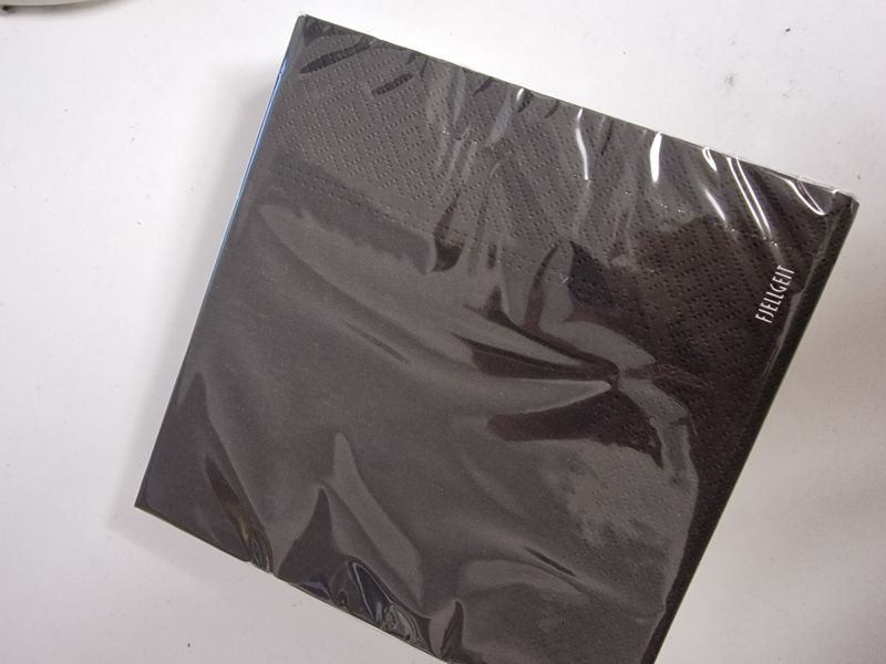  Fjellgeit sort 3 lag 33x33cm Serviett lunsj 20 stk